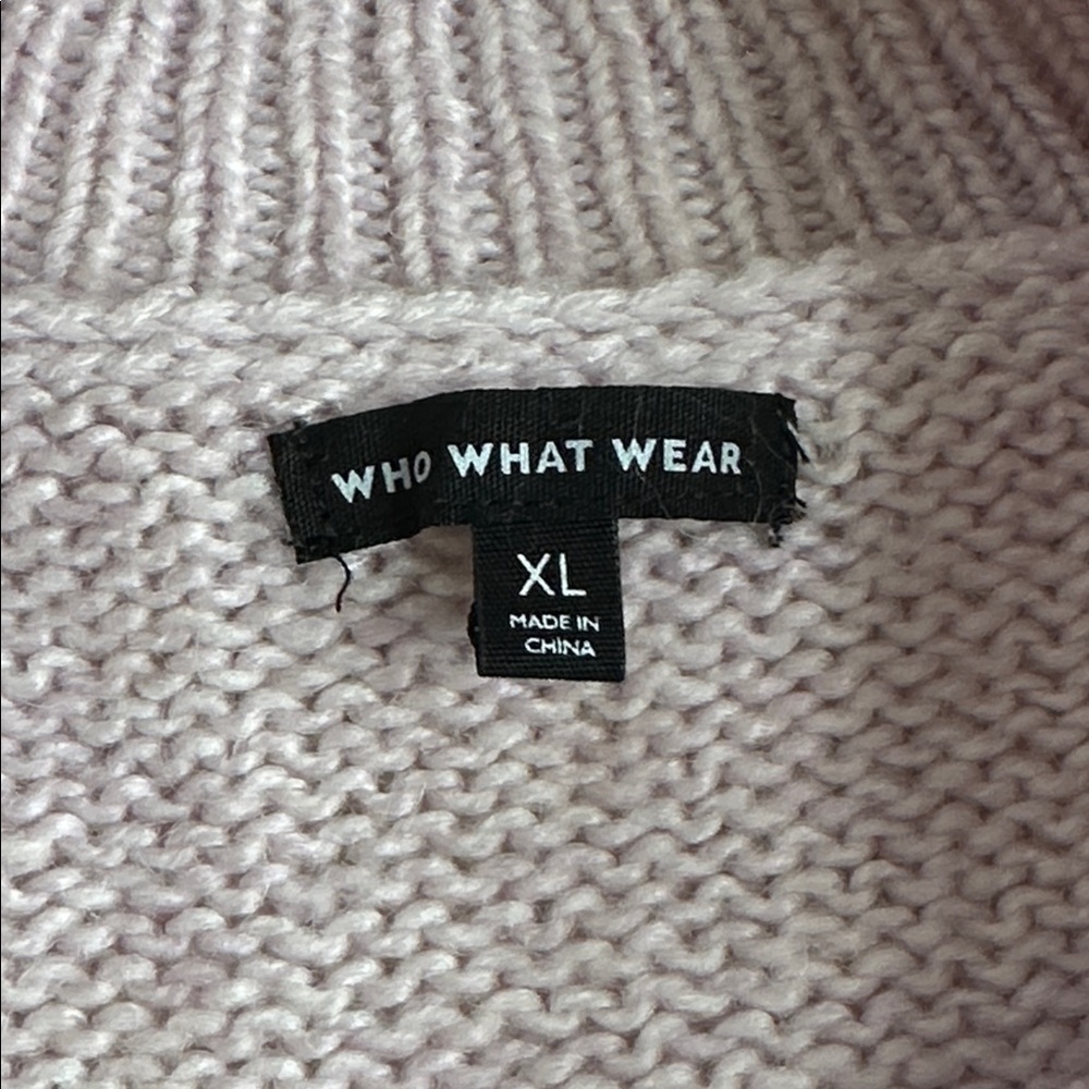 Who what wear chunky bobble stitch button front cardigan sweater - Picture 3 of 7